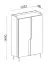 Kommode | Farbe: Eiche Mavelie / Macadamia | 2 Drehtüren | 8 Fächer | 103 x 42 x 160 cm | Push-to-open Funktion | Highboard | für Wohnzimmer