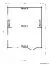 Gartenhaus Schatzbichl 04 inkl. Fußboden - 70 mm Blockbohlenhaus, Grundfläche: 27,6 m², Satteldach