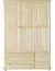 Landhaus-Stil Kiefer-Kleiderschrank massiv Natur 195x155x59 cm Abbildung