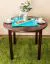 Tisch 90x90 cm, Farbe: Nuss Abbildung