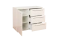 Kommode Siumu 12, Farbe: Beige / Beige Hochglanz - 85 x 107 x 45 cm (H x B x T)