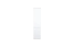 Jugendzimmer - Schrank schmal, Farbe: Weiß - Abmessungen: 195 x 45 x 52 cm (H x B x T)