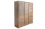 Drehtürenschrank / Kleiderschrank Selun 18, Farbe: Eiche Dunkelbraun - 197 x 166 x 53 cm (H x B x T)