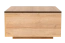 Couchtisch Altels 08, Farbe: Riviera Eiche / Dunkelbraun - 80 x 80 x 43 cm (B x T x H)