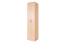 Drehtürenschrank / Kleiderschrank Muros 01, Farbe: Eiche Braun - 222 x 50 x 52 cm (H x B x T)