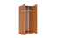 Drehtürenschrank / Kleiderschrank Plata 04, Farbe: Erle - 190 x 80 x 55 cm (H x B x T)