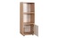 Bücherregal Palpala 02, Farbe: Eiche Sonoma / Weiß - 110 x 41 x 35 cm (H x B x T)