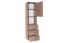 Schrank Kikori 18, Farbe: Sonoma Eiche - Abmessungen: 190 x 50 x 40 cm (H x B x T)