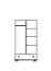 Schrank 80 breit 60 tief
